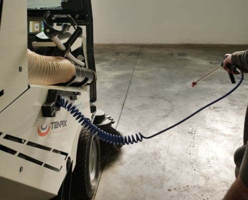 Electric Sweeper with Water Sprayer