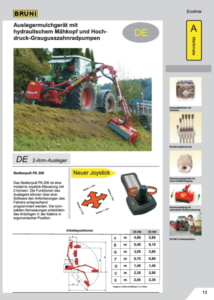 HEN Brochure: Bruni DE 480/580 boom mulcher HEN Brochure: Bruni DE 480/580 boom mulcher
