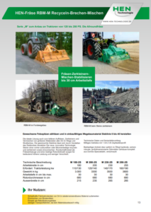 HEN Brochure: HEN RBM-M