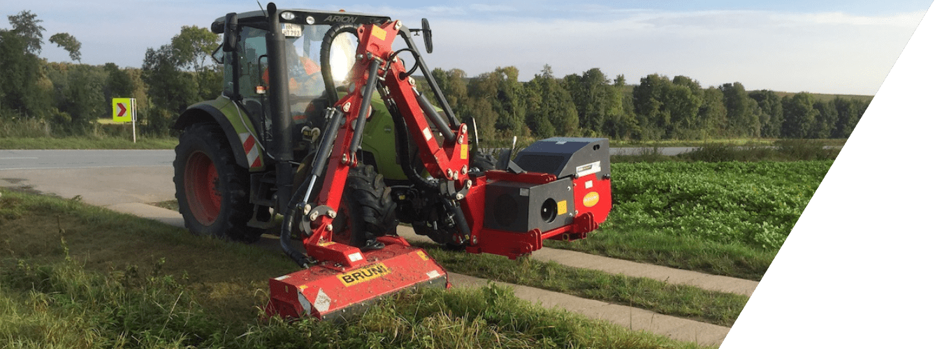 Extension mowers robust mower by Bruni – Dual 360
