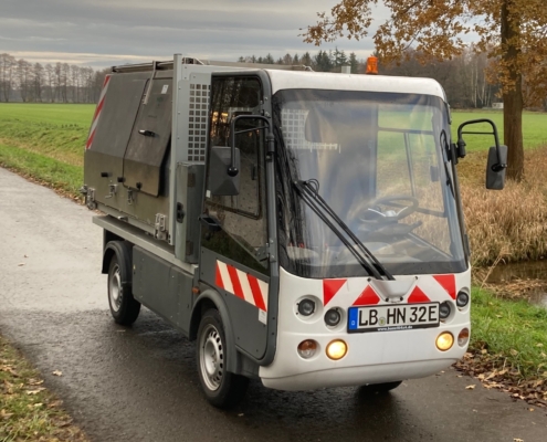 Vorführfahrzeug von Esagono Energia bei der HEN AG