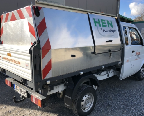Picco Truck mit Müllsammelaufbau mieten: HEN AG