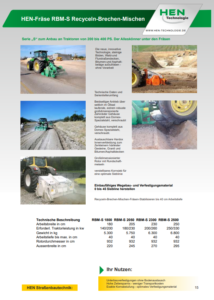 HEN Brochure: HEN RBM-S Mill | HEN Technology HEN Brochure: HEN RBM-S Mill | HEN Technology