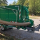 Laubsaugwagen HEN-400 als Dreiseitenkipper