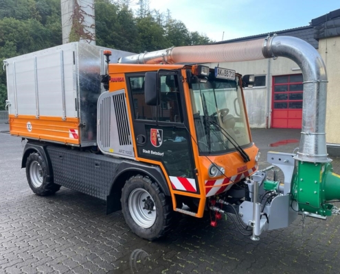 Auslieferung und Einweisung eines HEN T400 hydraulisch