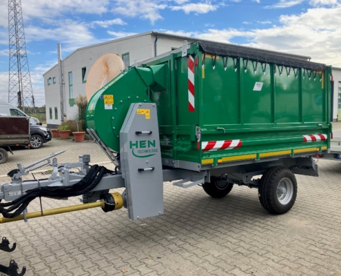 HEN Laubsaugwagen mit T 600 Blasgerät